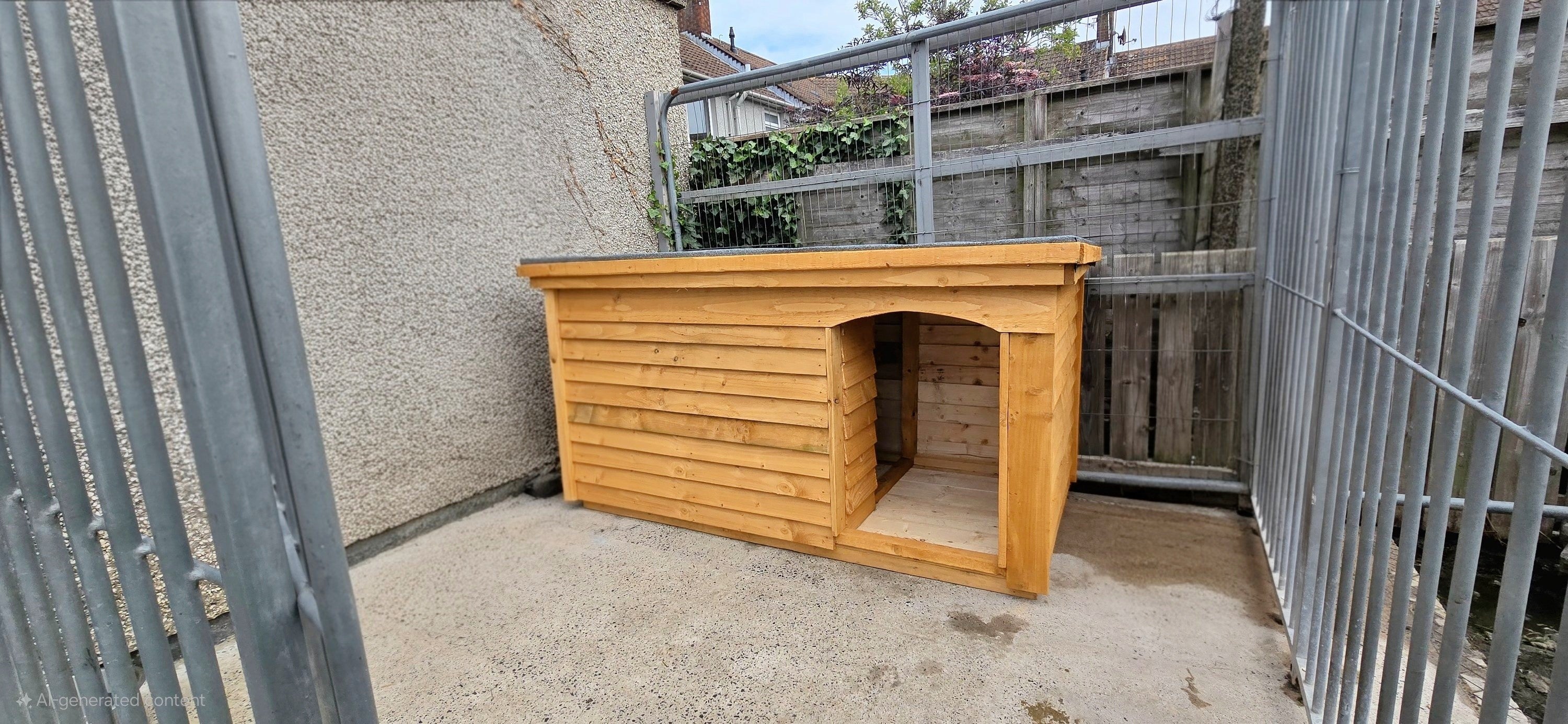 XL Dog Kennel with Inner Porch Doorway